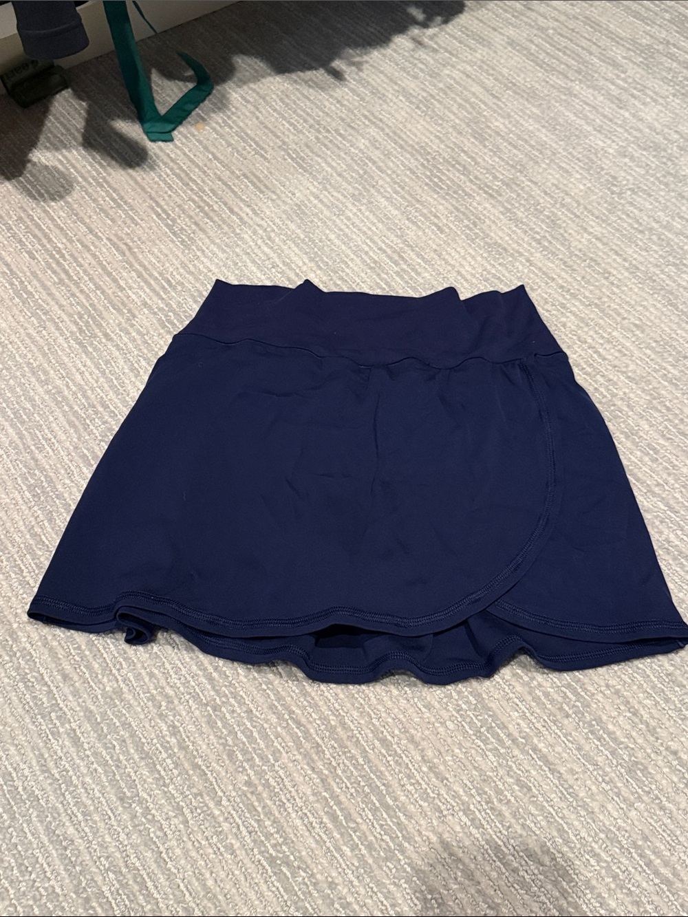 aerie Navy pleated skort